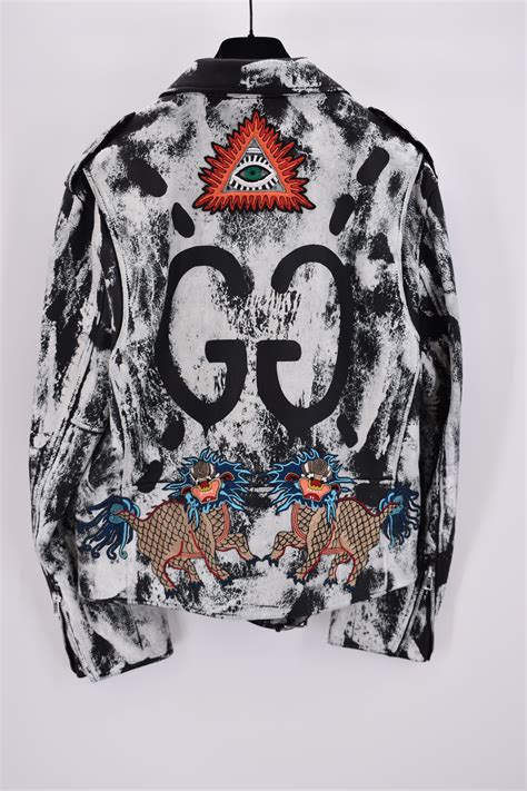 trevor andrew gucci ghost leather jacket|gucci ghost art.